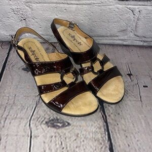 Soft spots leather sandals 5.5